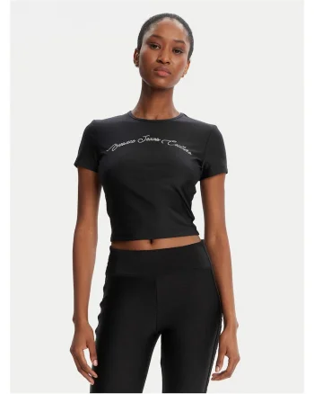 Tricou scurt pentru dama,  Negru