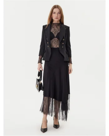 Fusta Midi de dama  negru, fabrica de calitate
