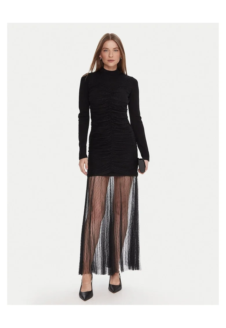 Rochie tricotata de dama  negru