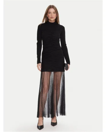 Rochie tricotata de dama  negru