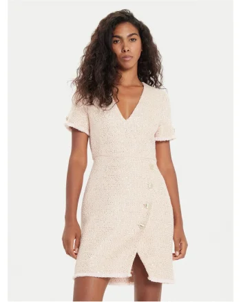 Rochie tricotata,  roz