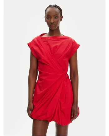 Rochie de cocktail dama  rosu, fabricatie de calitate