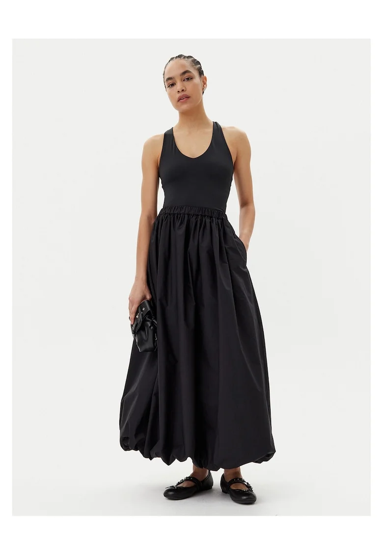 Fusta maxi  negru, femei