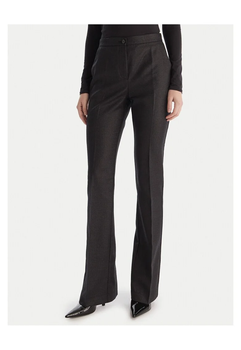 Pantaloni  eleganti, negru, stofa