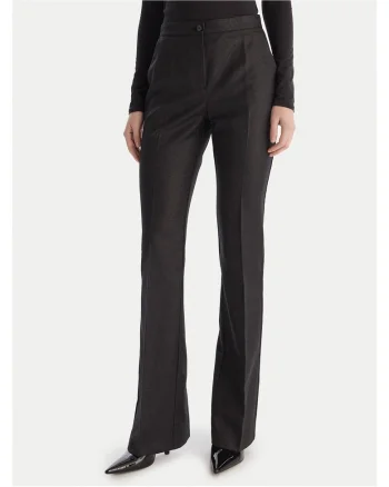 Pantaloni  eleganti, negru, stofa
