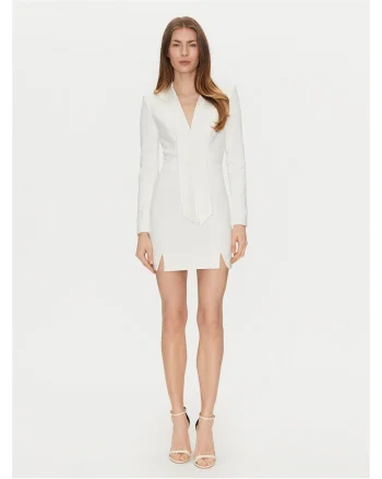 Rochie de cocktail  culoare alb