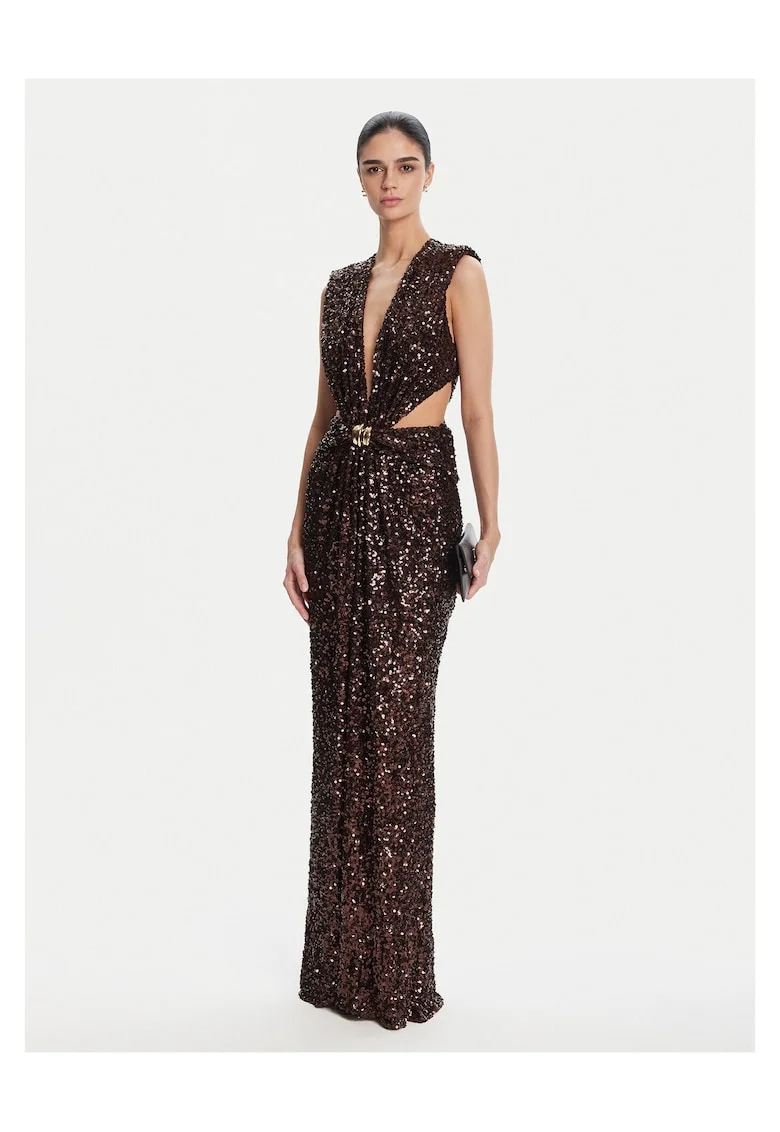 Rochie de seara,  maro