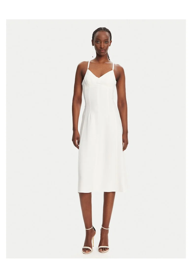 Rochie de cocktail dama  alb