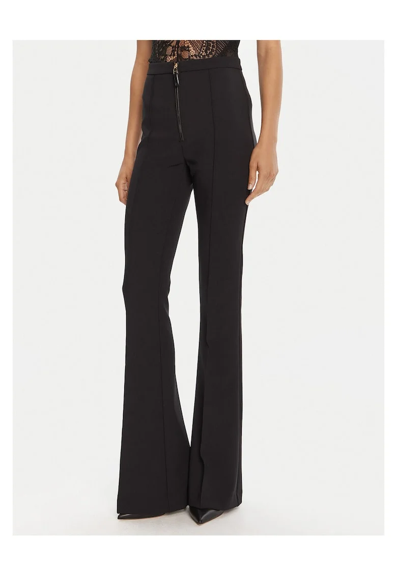 Pantaloni dama  negru, stofa