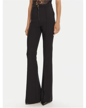 Pantaloni dama  negru, stofa