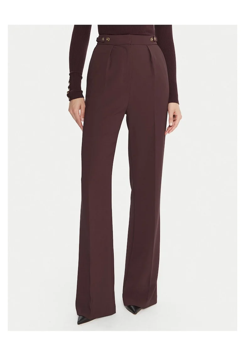 Pantaloni eleganti pentru dama  bordo