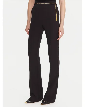 Pantaloni evazati pentru dama,  negru