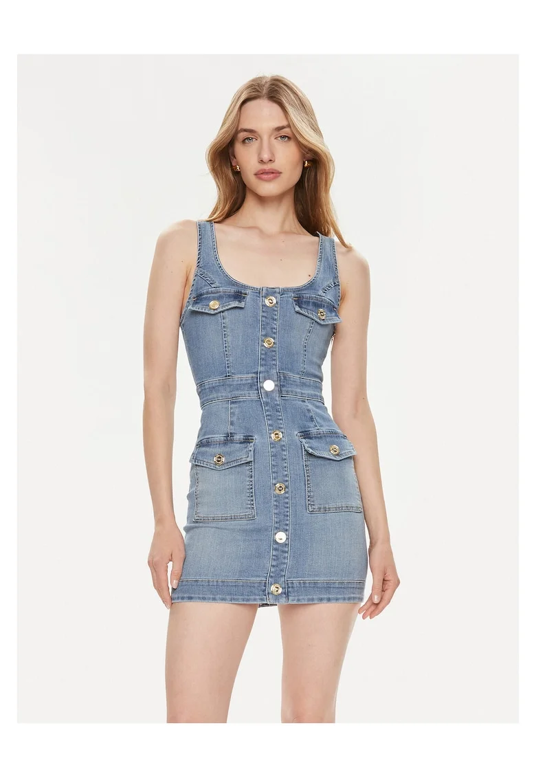 Rochie din denim,  albastru
