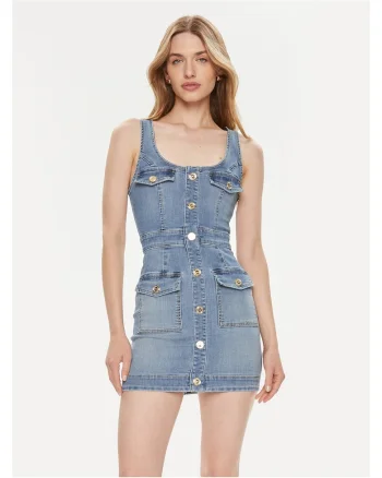 Rochie din denim,  albastru