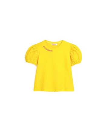 Tricou pentru copii,  galben