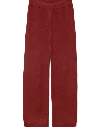 Pantaloni lungi pentru dama  visiniu