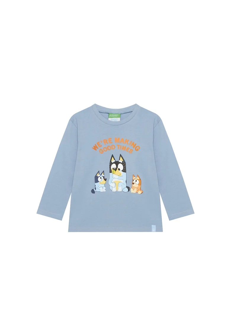 Bluza copii,  culoarea albastru deschis