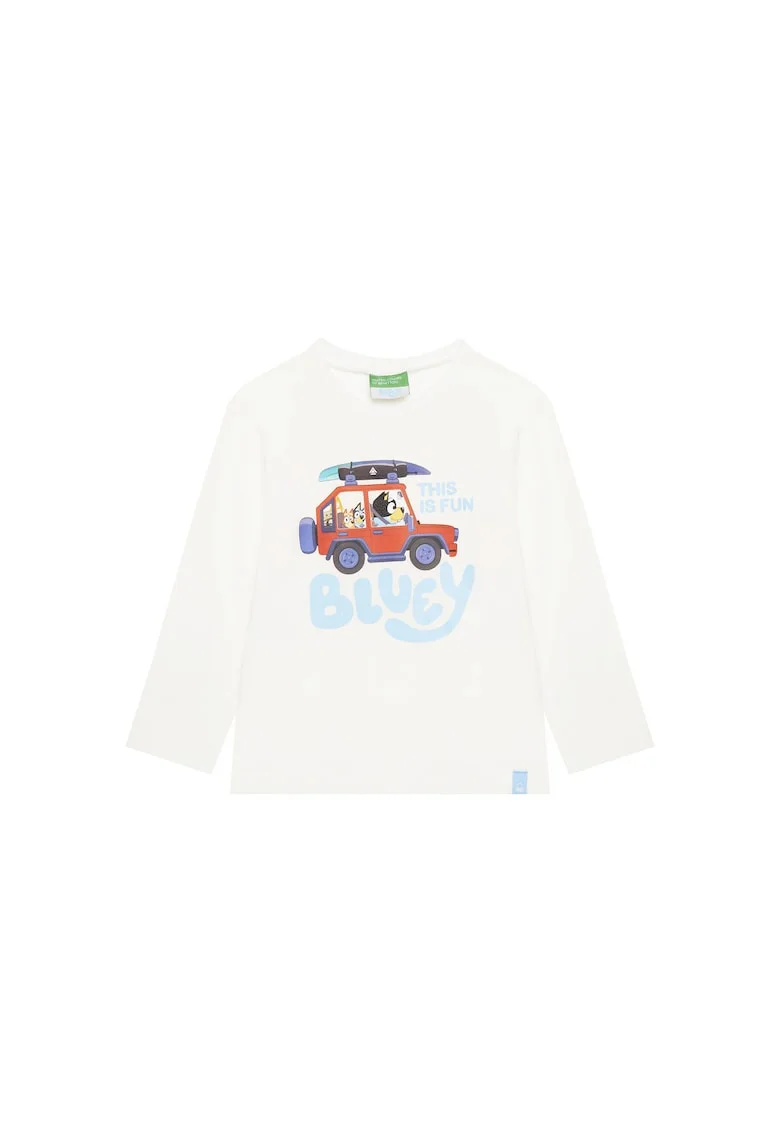 Bluza pentru copii,  alb, cu imprimeu
