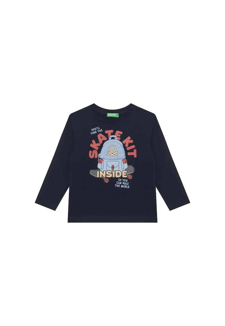 Bluza cu maneca lunga pentru copii,  bleumarin