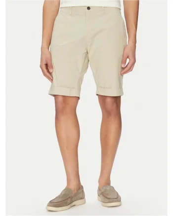 Pantaloni scurti barbati  bej, stofa