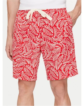 Pantaloni scurti barbati,  rosu, 100% bumbac,