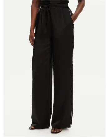 Pantaloni eleganti pentru dama  largi, negru