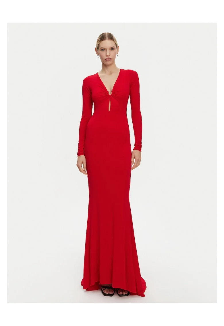 Rochie de seara,  rosu, fabrica de calitate