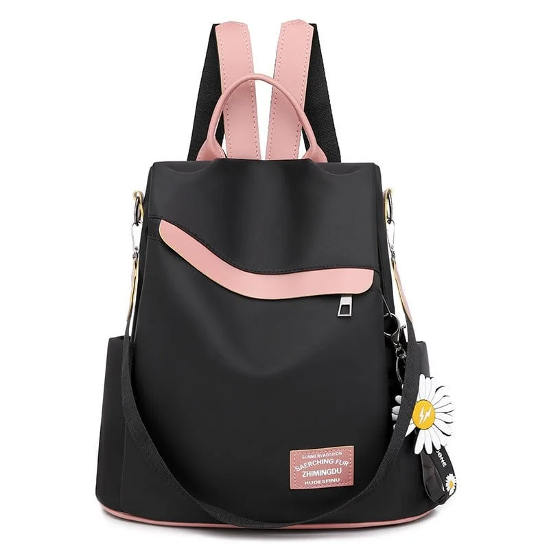 Rucsac dama, E-LY GT405, antifurt, model negru