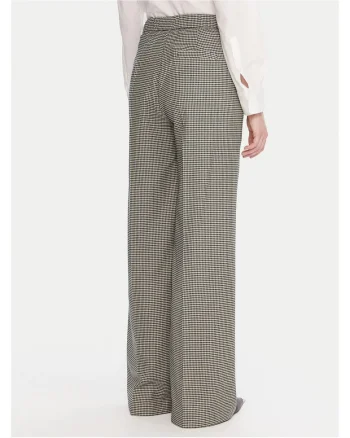 Pantaloni pentru dama  crem/verde