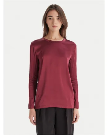Bluza dama  bordeaux, material confortabil,