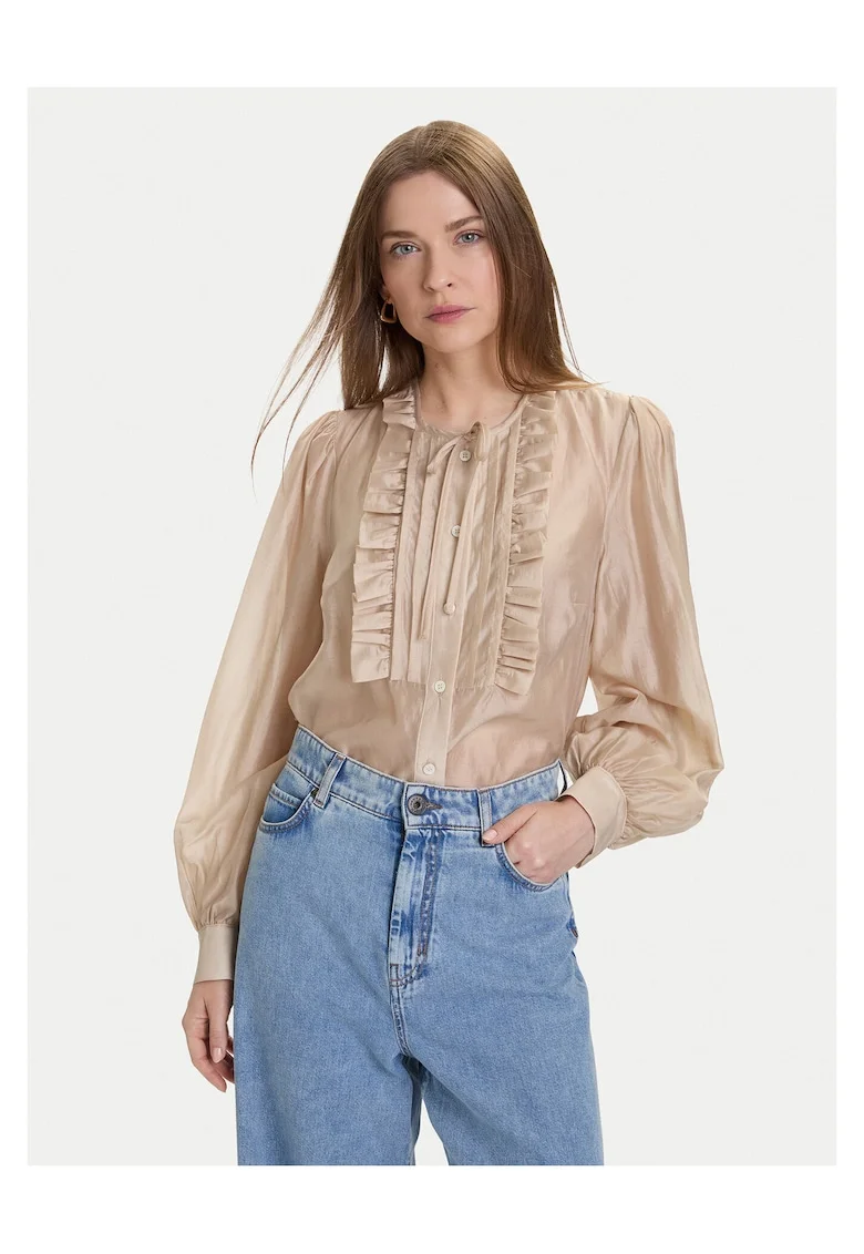 Bluza dama  bej, material usoara