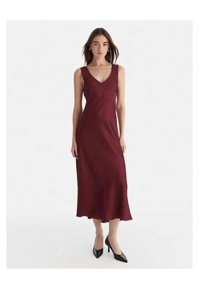 Rochie de cocktail,  bordo, femei