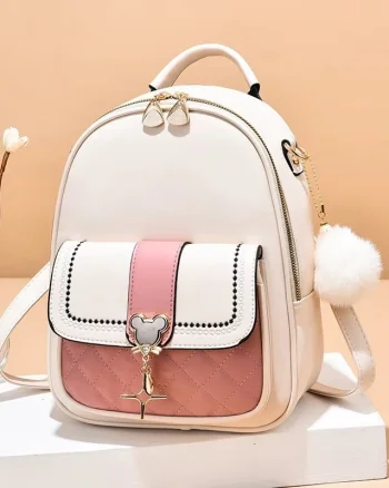 Rucsac dama, Minnie GT3623, Crem