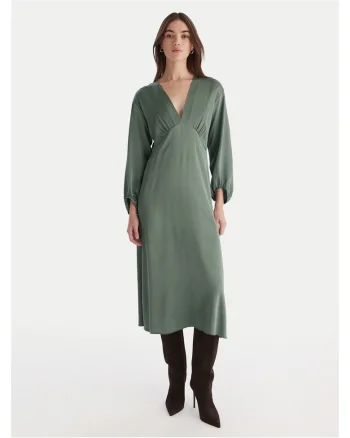 Rochie de cocktail,  verde, fabrica de calitate