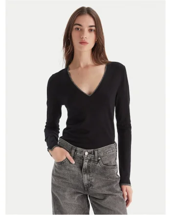 Pulover dama  negru, moale