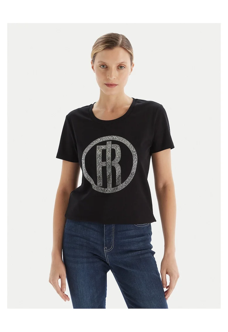 Tricou dama  negru, fabricat din material de calitate