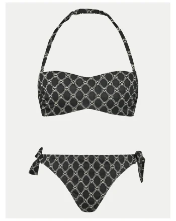 Bikini de dama  negru/gri