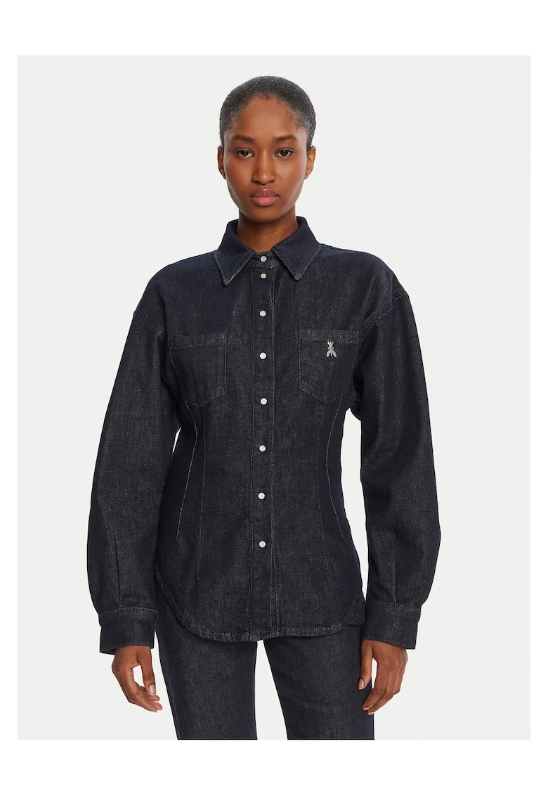 Camasa din denim pentru femei  bleumarin
