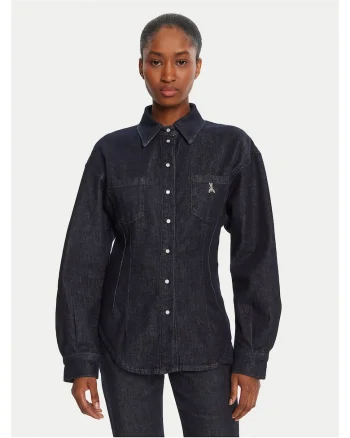 Camasa din denim pentru femei  bleumarin