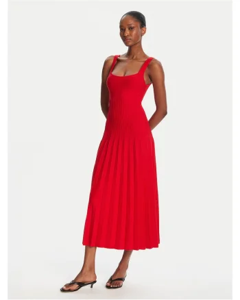 Rochie tricotata,  rosie, femei