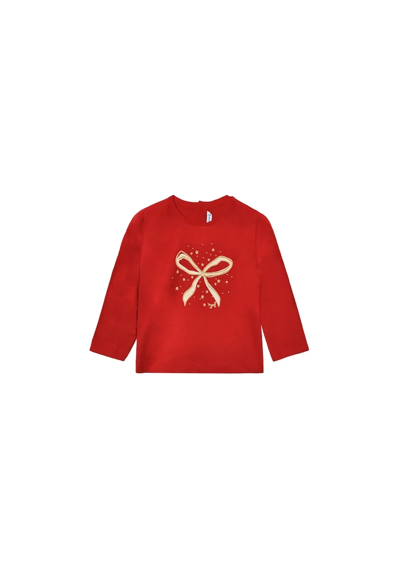 Bluza copii  roz, cu fundita