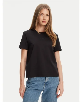 Tricou  negru, logo