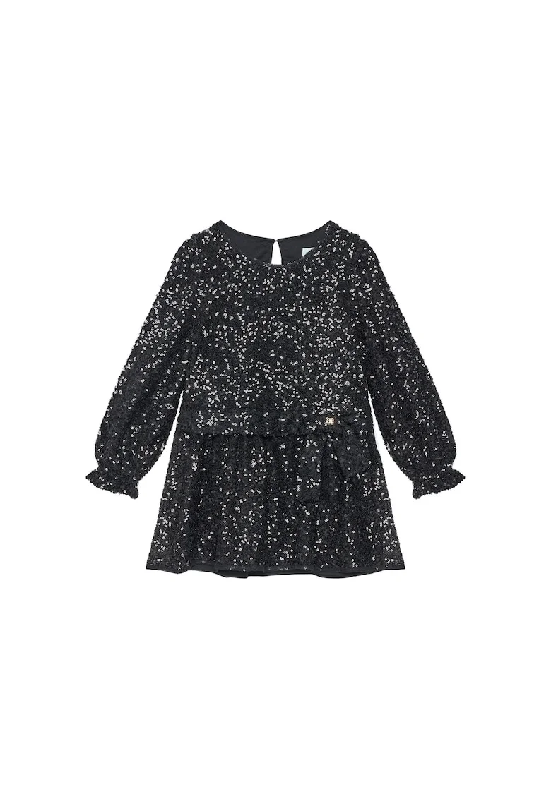 Rochie fete,  negru, eleganta