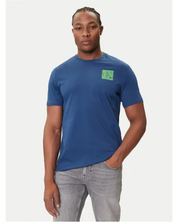 Tricou barbati  albastru, din bumbac