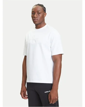 Tricou barbati  alb, bumbac,