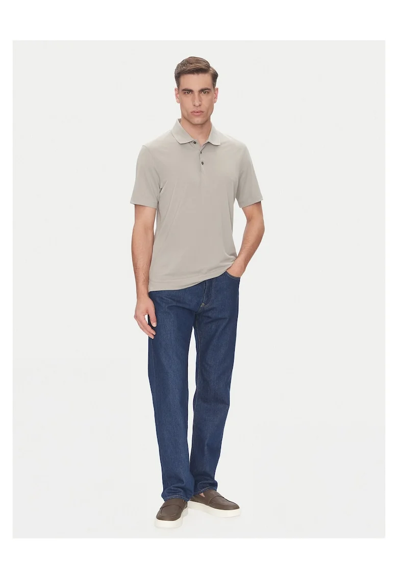 Tricou barbati  bej, bumbac, polo