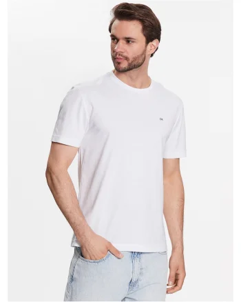 Tricou barbati  alb, bumbac,