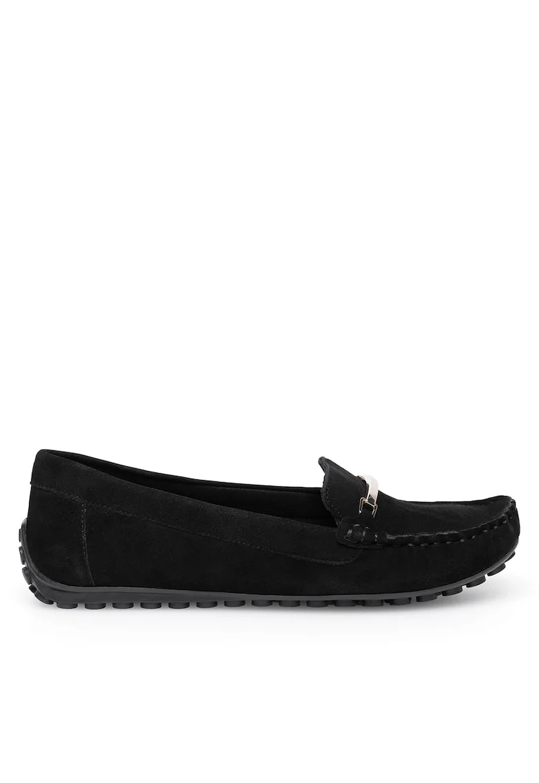 Mocasini dama,  590558851895239, Piele naturala, Negru, Negru