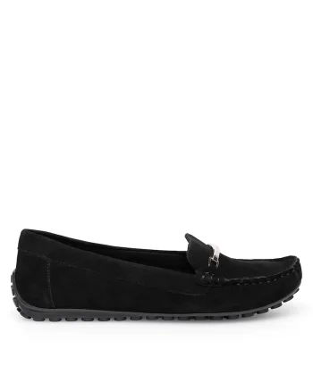 Mocasini dama,  590558851895239, Piele naturala, Negru, Negru