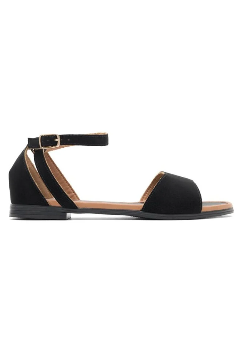 Sandale dama,  590486278628536, Piele naturala, Negru